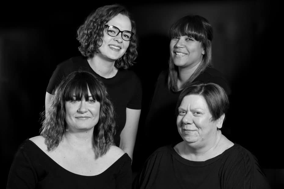 Cathy Robinson (Director), Emmeline Pearson (Musical Director), Jade Afflick-Goodall (Choreographer), Sharon Brown (Project Manager)